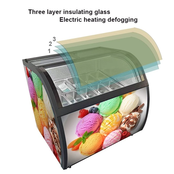 Popsicle Display Freezer
